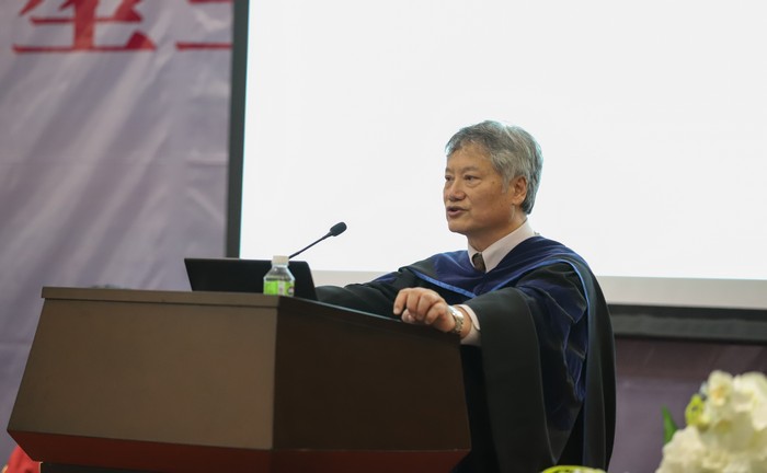 香港理工大学中国文化学系副教授谭景辉博士发表演讲